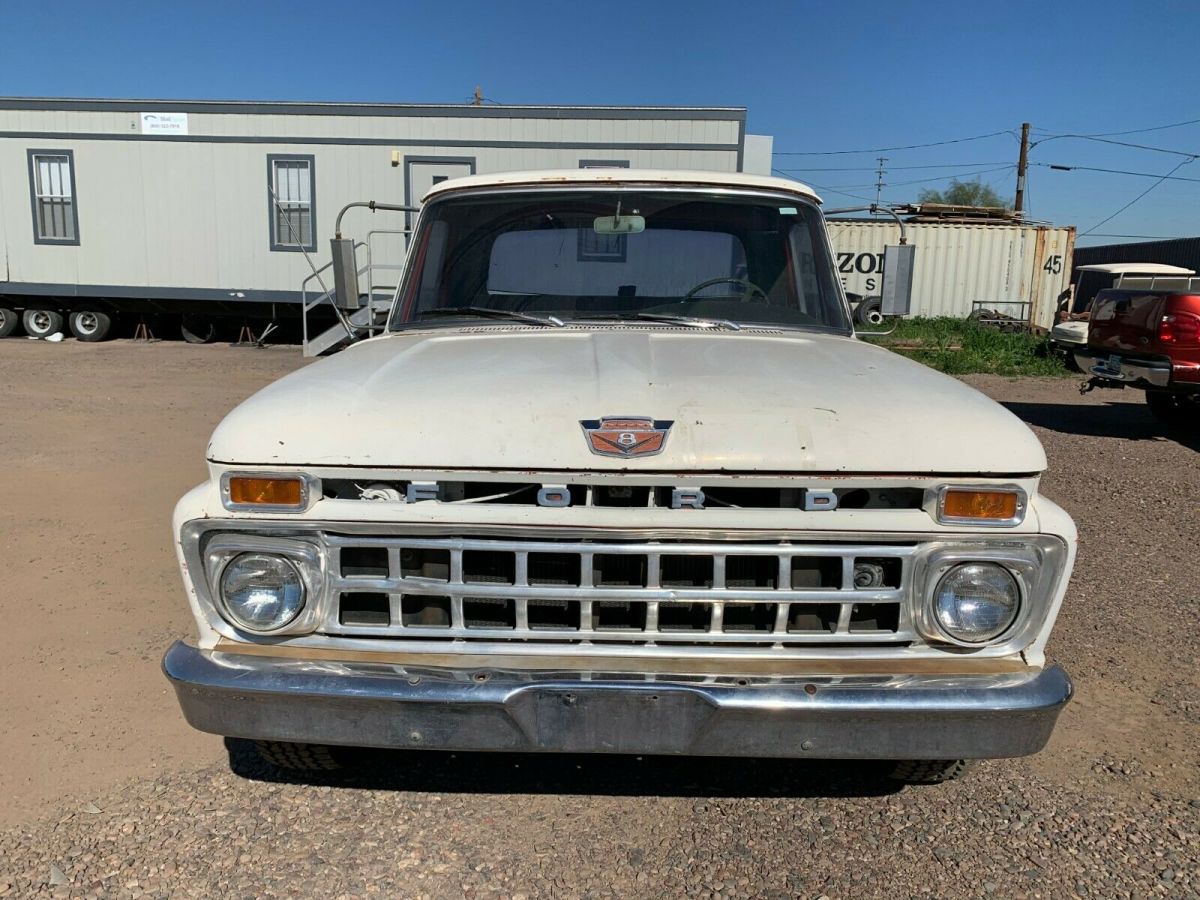 1965 White Ford F-100 Standard Cab Pickup