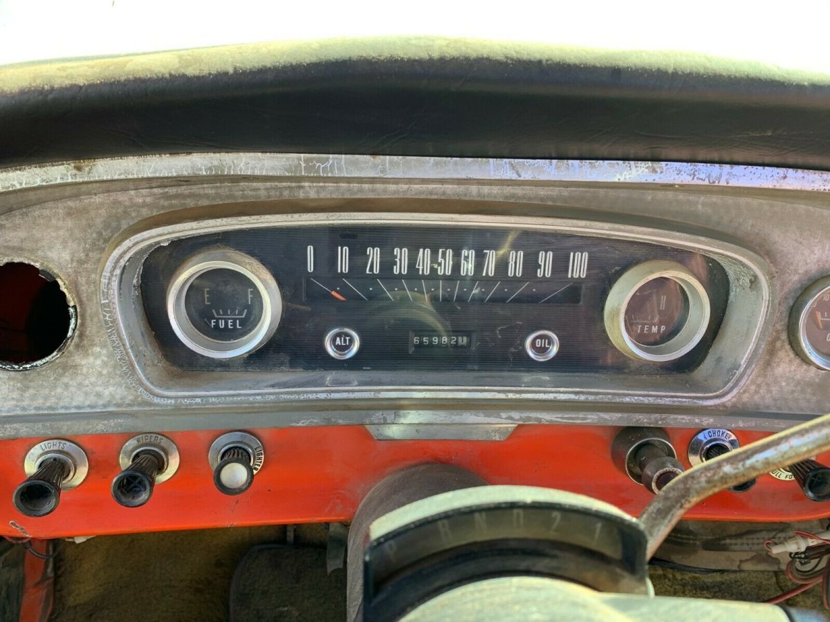 1965 White Ford F-100 Standard Cab Pickup