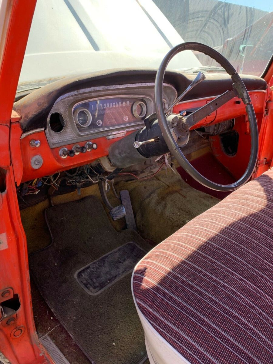 1965 White Ford F-100 Standard Cab Pickup