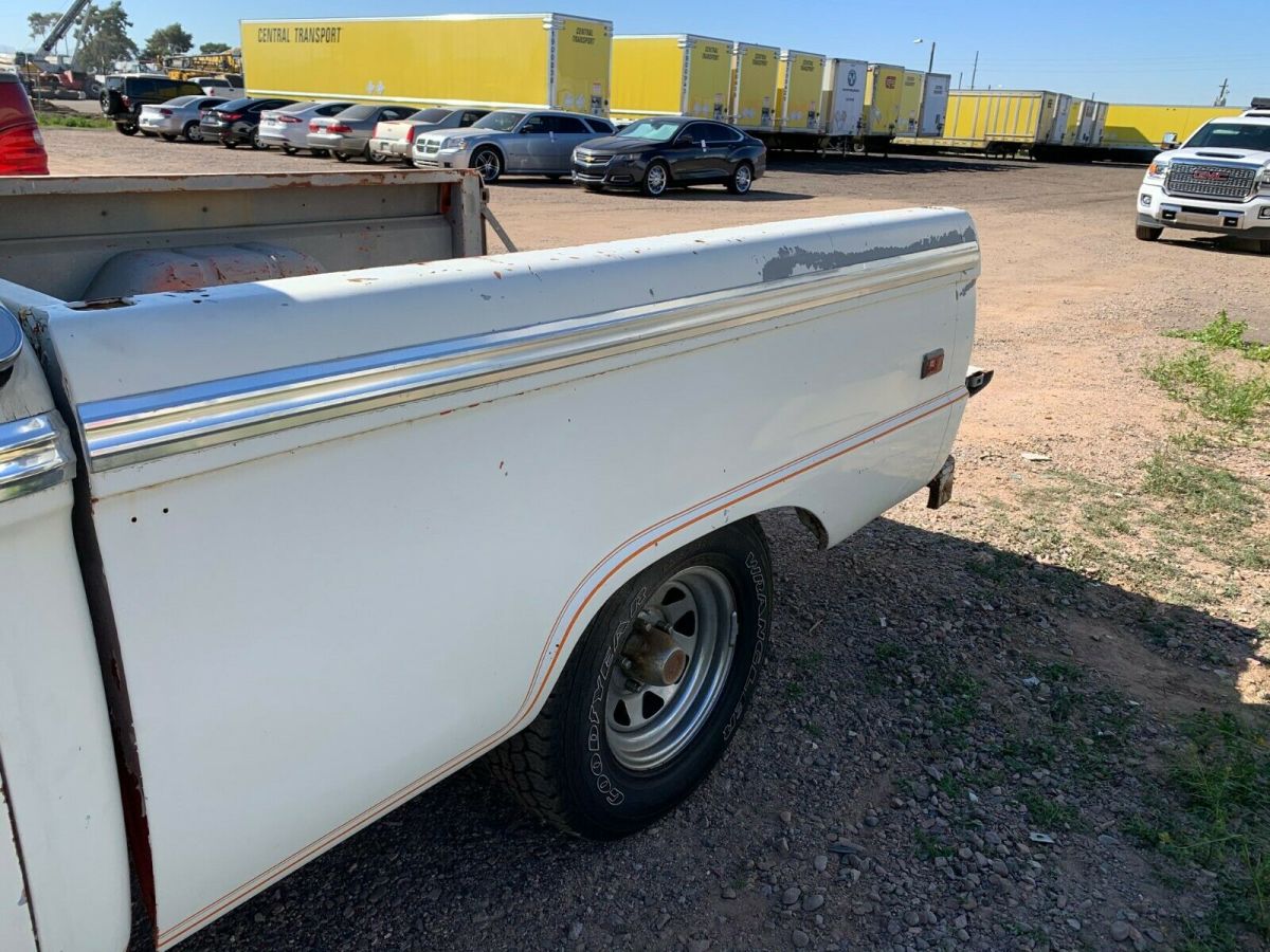 1965 White Ford F-100 Standard Cab Pickup