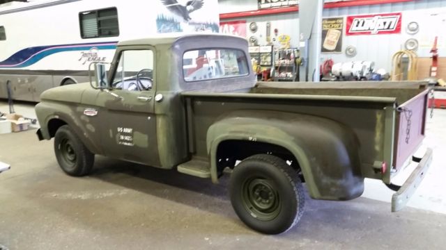 1965 Green Ford F-100 Standard Cab Pickup