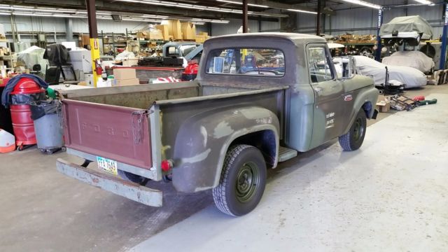 1965 Green Ford F-100 Standard Cab Pickup