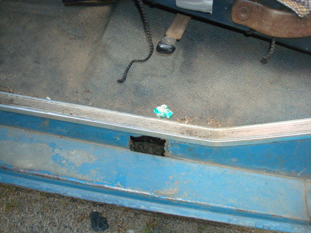 1965 Blue and White Ford F-100 Short Bed