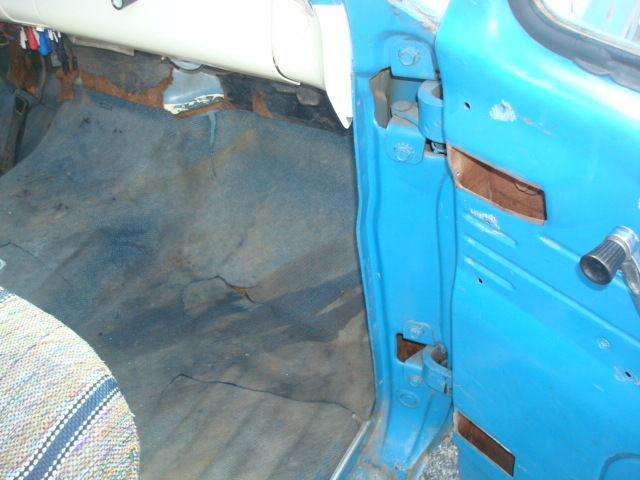 1965 Blue and White Ford F-100 Short Bed