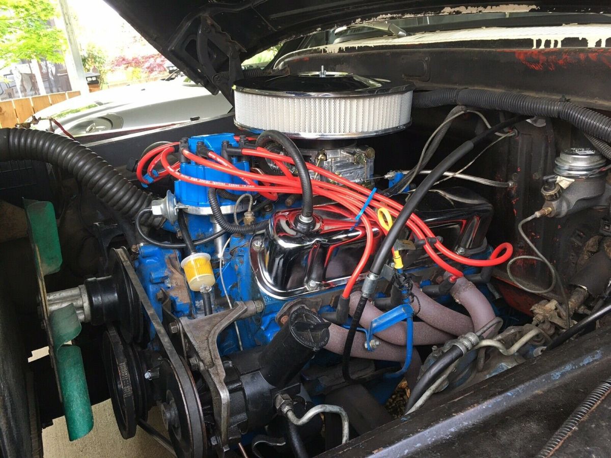 1965 Black Ford F-100 Pickup