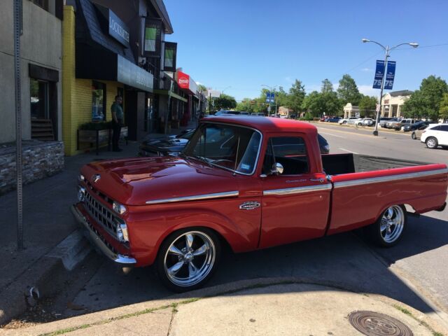 1965 Red Ford F-100