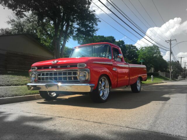 1965 Red Ford F-100