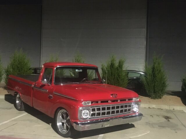 1965 Red Ford F-100