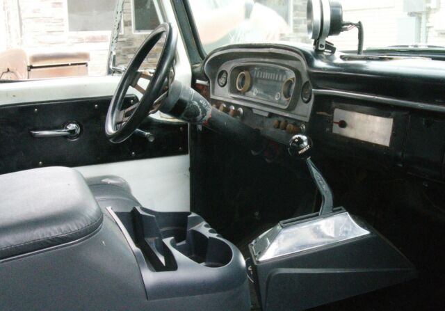 1965 White Ford F-100 Rat Rod