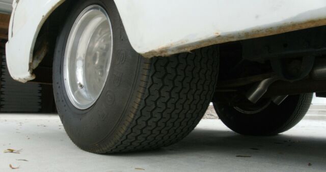 1965 White Ford F-100 Rat Rod