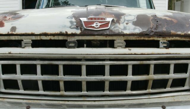 1965 White Ford F-100 Rat Rod