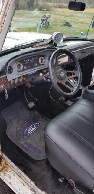 1965 White Ford F-100