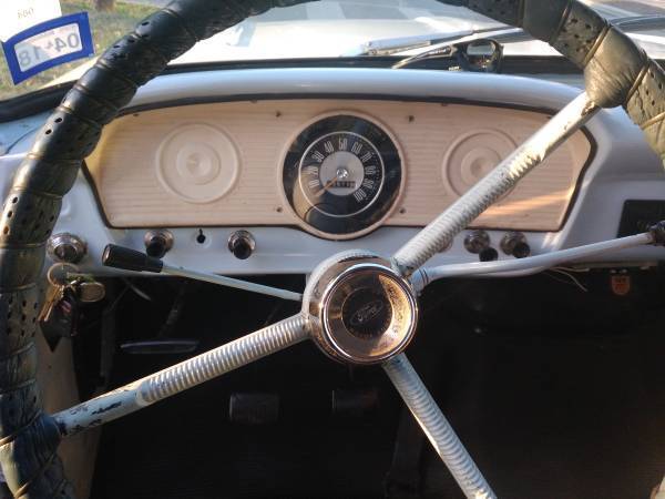 1965 Frost Turquoise  & Wimbledon White Ford F-100 Standard Cab Pickup