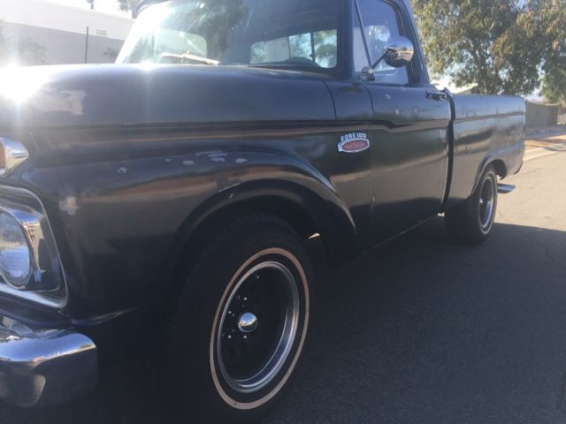 1965 Blue Ford F-100 Standard Cab Pickup
