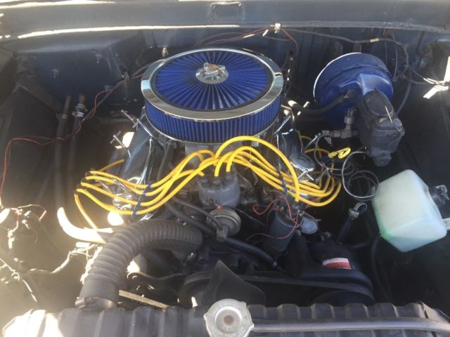 1965 Blue Ford F-100 Standard Cab Pickup