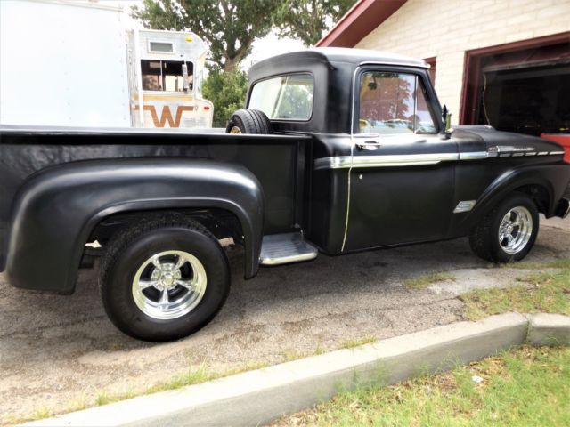 1965 Black Ford F-100 STEP SIDE PICKUP
