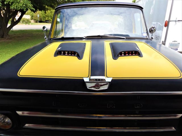 1965 Black Ford F-100 STEP SIDE PICKUP