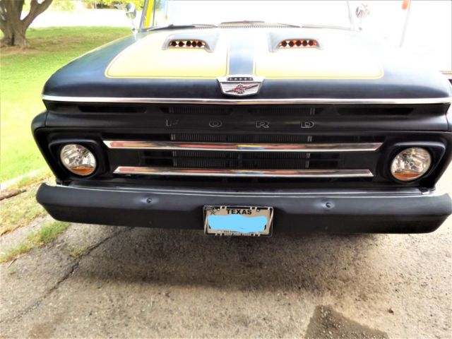1965 Black Ford F-100 STEP SIDE PICKUP