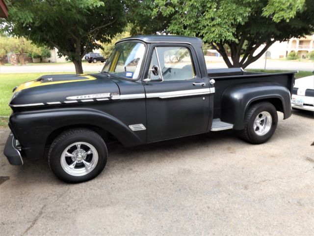 1965 Black Ford F-100 STEP SIDE PICKUP