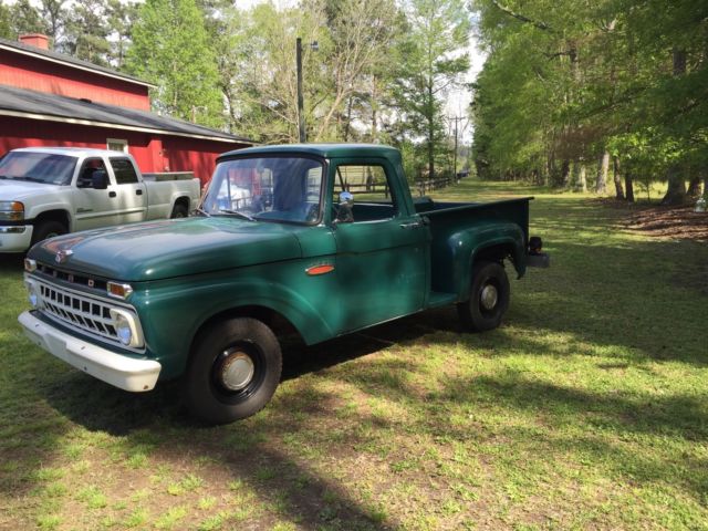1965 Green Ford F-100