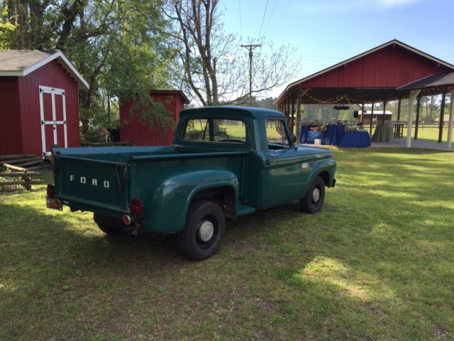 1965 Green Ford F-100