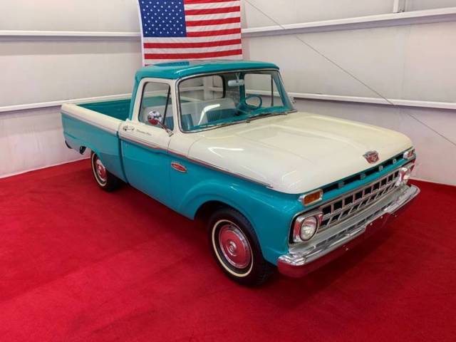 1965 Turquoise Ford F-100 Pickup Truck