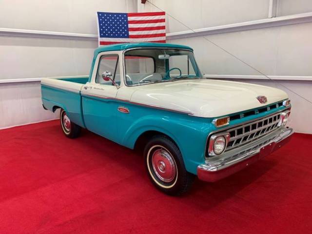 1965 Turquoise Ford F-100 Pickup Truck