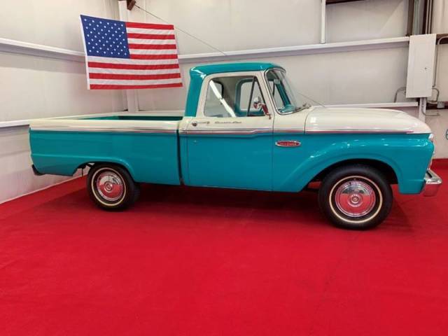 1965 Turquoise Ford F-100 Pickup Truck