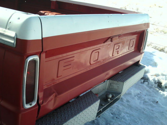 1965 Red Ford F-250 Long Bed