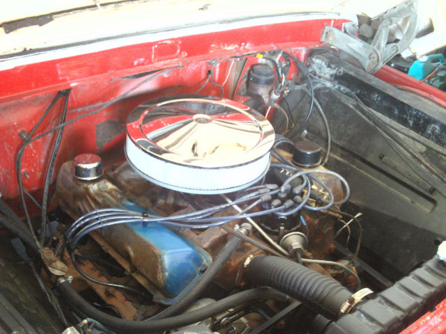 1965 Red Ford F-250 Long Bed
