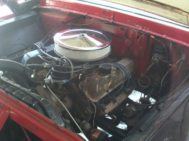 1965 Red Ford F-250 Long Bed