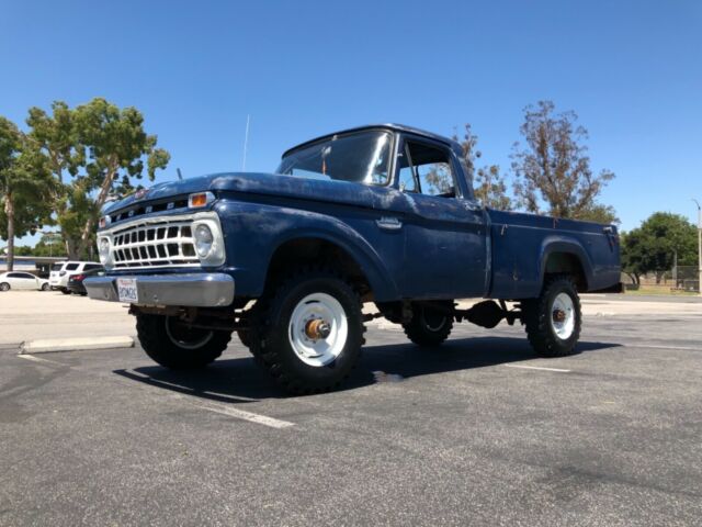 1965 Blue Ford F-250 Standard Cab Pickup