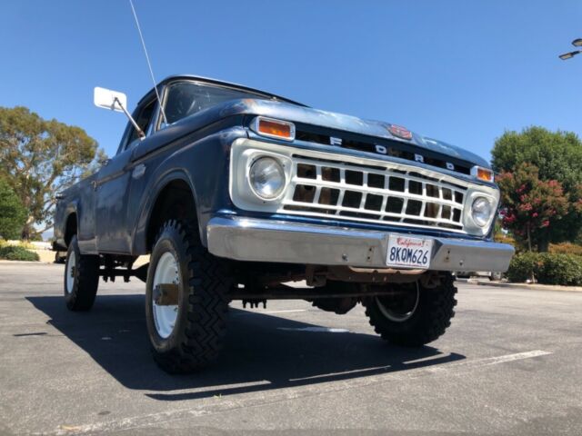 1965 Blue Ford F-250 Standard Cab Pickup