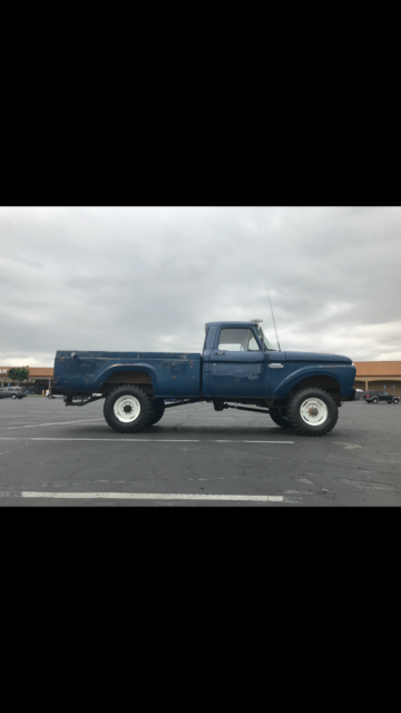 1965 Blue Ford F-250 Standard Cab Pickup