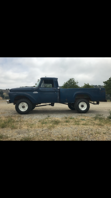 1965 Blue Ford F-250 Standard Cab Pickup