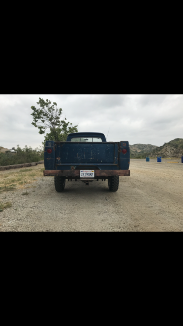 1965 Blue Ford F-250 Standard Cab Pickup