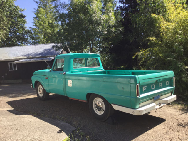1965 Aquamarime Ford F-250 Long-bed Pick-up