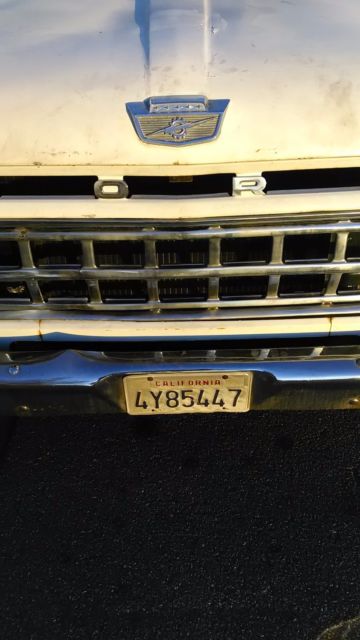 1965 White Ford F-350 Cab & Chassis