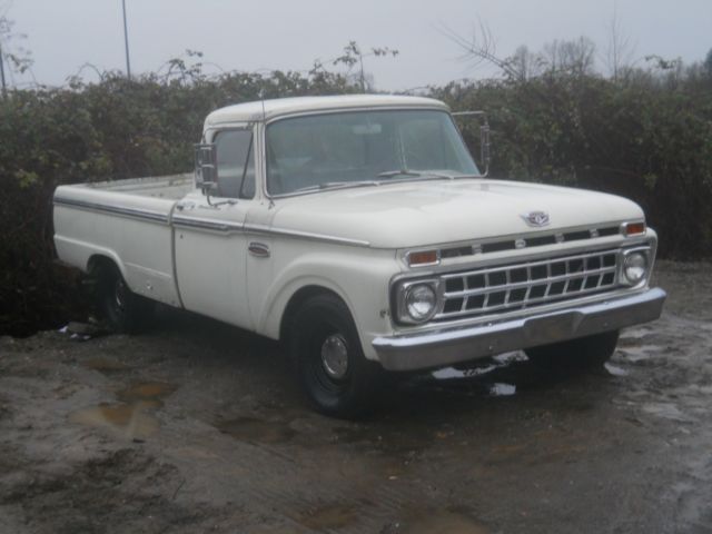 1965 White Ford F-250 Standard Cab Pickup
