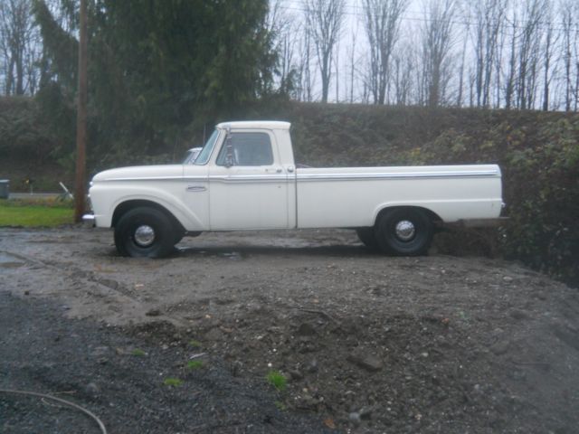 1965 White Ford F-250 Standard Cab Pickup