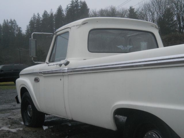 1965 White Ford F-250 Standard Cab Pickup
