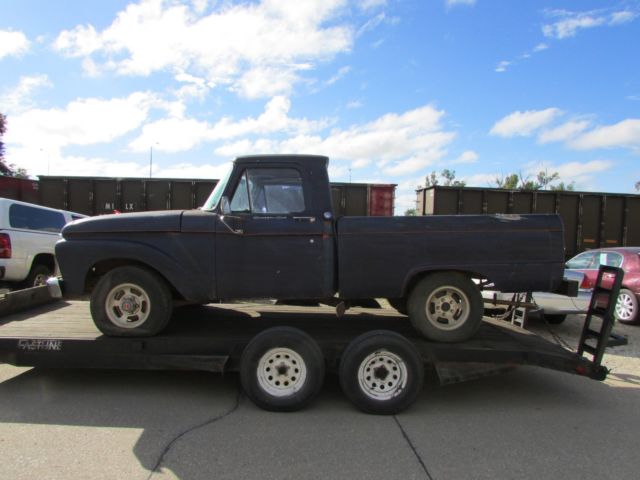 1965 Blue Ford F-100 Crew Cab Pickup