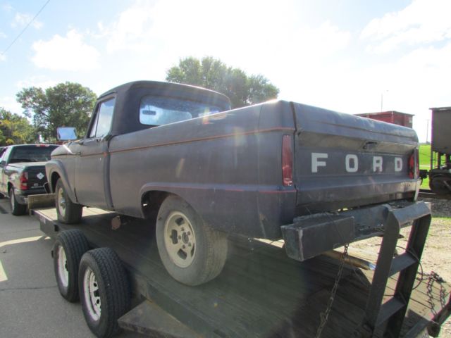 1965 Blue Ford F-100 Crew Cab Pickup