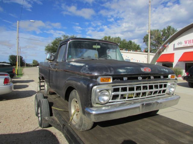 1965 Blue Ford F-100 Crew Cab Pickup
