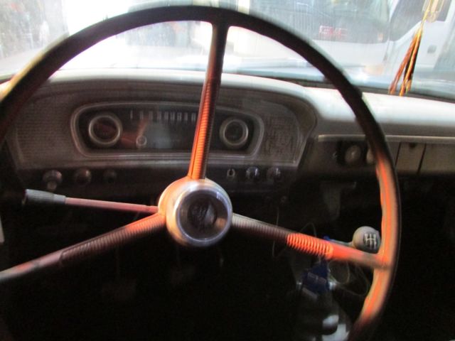 1965 Blue Ford F-100 Crew Cab Pickup