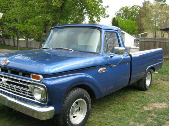 1965 Blue Ford F-100