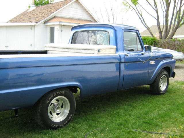1965 Blue Ford F-100