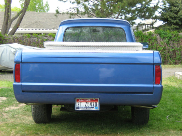 1965 Blue Ford F-100
