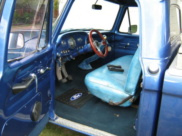 1965 Blue Ford F-100
