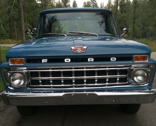 1965 Blue Ford F-100 Standard Cab Pickup